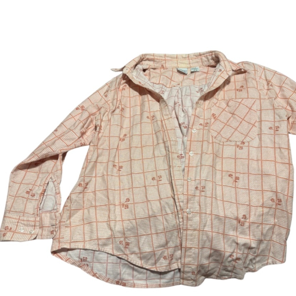 VTG Haband Pink Checkered Button-Up Shirt